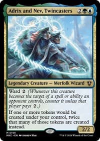 Adrix and Nev, Twincasters - Commander: Murders at Karlov Manor - Magic: The Gathering card