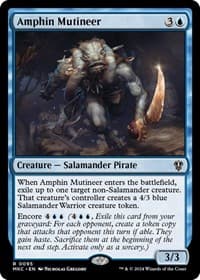 Amphin Mutineer - Commander: Murders at Karlov Manor - Magic: The Gathering card