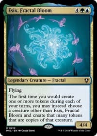 Esix, Fractal Bloom - Commander: Murders at Karlov Manor - Magic: The Gathering card