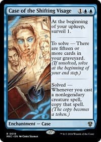 Case of the Shifting Visage - Commander: Murders at Karlov Manor - Magic: The Gathering card