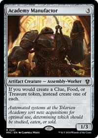 Academy Manufactor - Commander: Murders at Karlov Manor - Magic: The Gathering card