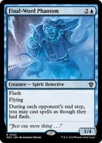 Final-Word Phantom - Commander: Murders at Karlov Manor - Magic: The Gathering card