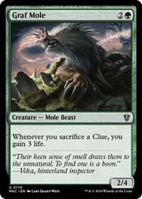 Graf Mole - Commander: Murders at Karlov Manor - Magic: The Gathering card