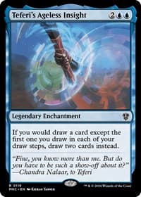 Teferi's Ageless Insight - Commander: Murders at Karlov Manor - Magic: The Gathering card