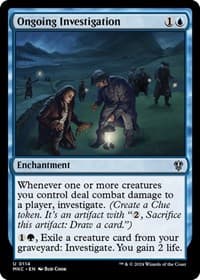 Ongoing Investigation - Commander: Murders at Karlov Manor - Magic: The Gathering card