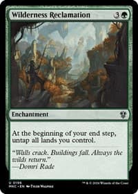 Wilderness Reclamation - Commander: Murders at Karlov Manor - Magic: The Gathering card