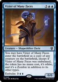 Vizier of Many Faces - Commander: Murders at Karlov Manor - Magic: The Gathering card