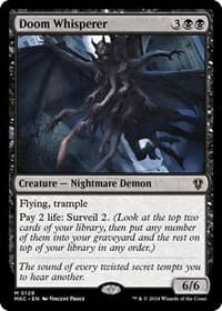 Doom Whisperer - Commander: Murders at Karlov Manor - Magic: The Gathering card