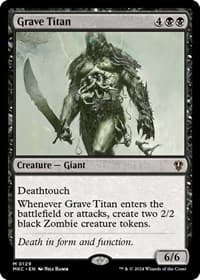 Grave Titan - Commander: Murders at Karlov Manor - Magic: The Gathering card