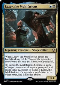 Lazav, the Multifarious - Commander: Murders at Karlov Manor - Magic: The Gathering card