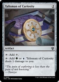 Talisman of Curiosity - Commander: Murders at Karlov Manor - Magic: The Gathering card