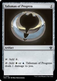 Talisman of Progress - Commander: Murders at Karlov Manor - Magic: The Gathering card