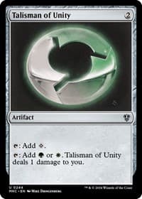 Talisman of Unity - Commander: Murders at Karlov Manor - Magic: The Gathering card