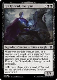 Syr Konrad, the Grim - Commander: Murders at Karlov Manor - Magic: The Gathering card