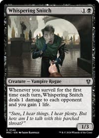 Whispering Snitch - Commander: Murders at Karlov Manor - Magic: The Gathering card