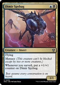 Dimir Spybug - Commander: Murders at Karlov Manor - Magic: The Gathering card