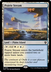 Prairie Stream - Commander: Murders at Karlov Manor - Magic: The Gathering card