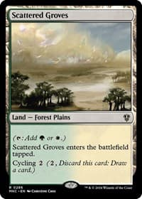 Scattered Groves - Commander: Murders at Karlov Manor - Magic: The Gathering card