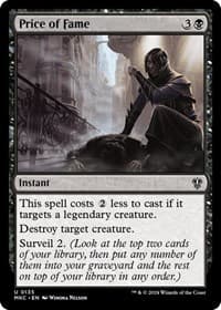 Price of Fame - Commander: Murders at Karlov Manor - Magic: The Gathering card