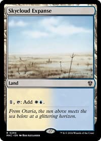 Skycloud Expanse - Commander: Murders at Karlov Manor - Magic: The Gathering card