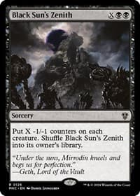Black Sun's Zenith - Commander: Murders at Karlov Manor - Magic: The Gathering card