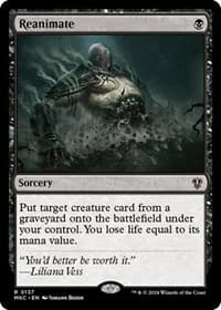 Reanimate - Commander: Murders at Karlov Manor - Magic: The Gathering card