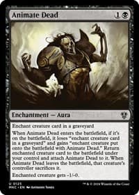 Animate Dead - Commander: Murders at Karlov Manor - Magic: The Gathering card