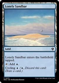 Lonely Sandbar - Commander: Murders at Karlov Manor - Magic: The Gathering card