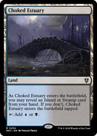 Choked Estuary - Commander: Murders at Karlov Manor - Magic: The Gathering card