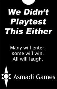We Didn't Playtest This Either - Asmadi Games - Boardgames card