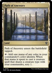 Path of Ancestry - Commander: Murders at Karlov Manor - Magic: The Gathering card