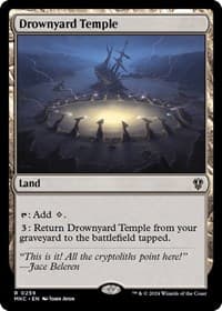 Drownyard Temple - Commander: Murders at Karlov Manor - Magic: The Gathering card
