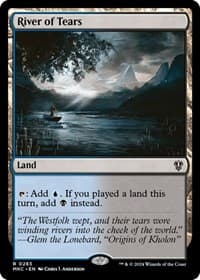 River of Tears - Commander: Murders at Karlov Manor - Magic: The Gathering card