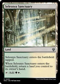 Selesnya Sanctuary - Commander: Murders at Karlov Manor - Magic: The Gathering card