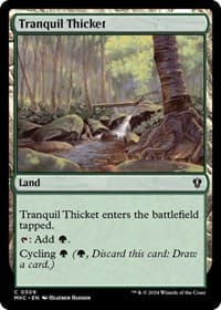 Tranquil Thicket - Commander: Murders at Karlov Manor - Magic: The Gathering card