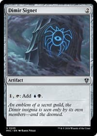 Dimir Signet - Commander: Murders at Karlov Manor - Magic: The Gathering card