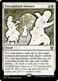 Unexplained Absence - Commander: Murders at Karlov Manor - Magic: The Gathering card