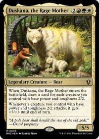 Duskana, the Rage Mother - Commander: Murders at Karlov Manor - Magic: The Gathering card