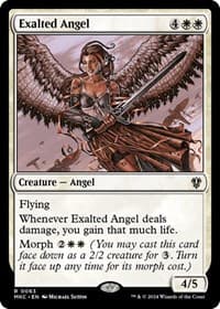 Exalted Angel - Commander: Murders at Karlov Manor - Magic: The Gathering card