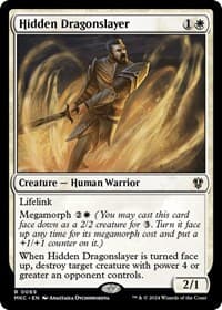 Hidden Dragonslayer - Commander: Murders at Karlov Manor - Magic: The Gathering card