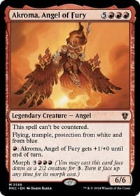 Akroma, Angel of Fury - Commander: Murders at Karlov Manor - Magic: The Gathering card