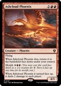 Ashcloud Phoenix - Commander: Murders at Karlov Manor - Magic: The Gathering card