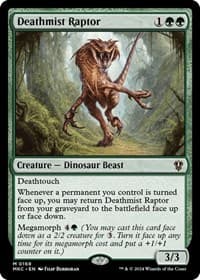 Deathmist Raptor - Commander: Murders at Karlov Manor - Magic: The Gathering card