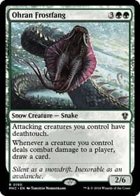 Ohran Frostfang - Commander: Murders at Karlov Manor - Magic: The Gathering card