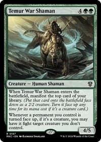 Temur War Shaman - Commander: Murders at Karlov Manor - Magic: The Gathering card
