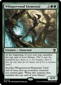 Whisperwood Elemental - Commander: Murders at Karlov Manor - Magic: The Gathering card