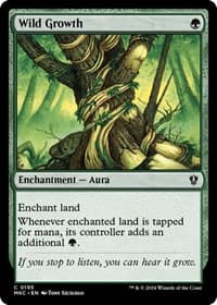 Wild Growth - Commander: Murders at Karlov Manor - Magic: The Gathering card