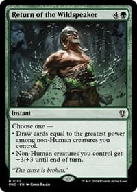 Return of the Wildspeaker - Commander: Murders at Karlov Manor - Magic: The Gathering card