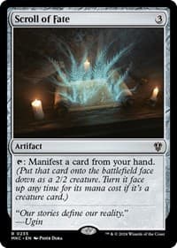 Scroll of Fate - Commander: Murders at Karlov Manor - Magic: The Gathering card