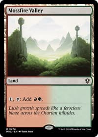 Mossfire Valley - Commander: Murders at Karlov Manor - Magic: The Gathering card